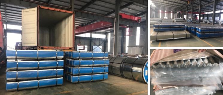 GI Corrugated Roofing Sheet Packing