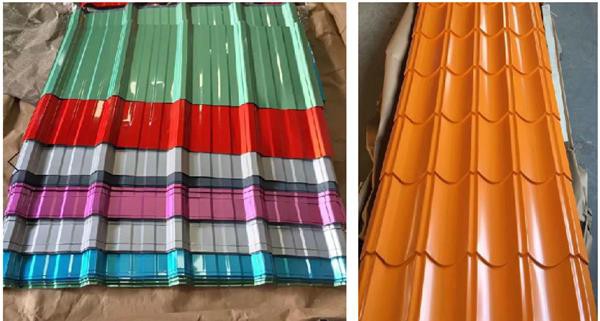 Colored Corrugated Galvalume Steel Coil