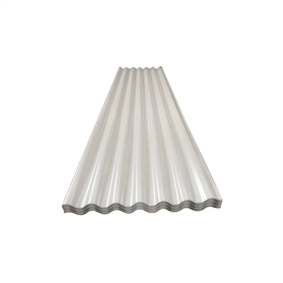 White Corrugated Metal Sheets