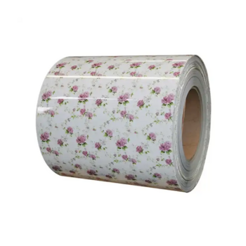 Flower Pattern Color Coated PPGI Steel Coil