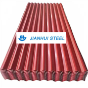 Thickness 1.0mm Ppgi Brick Red Roofing Sheets