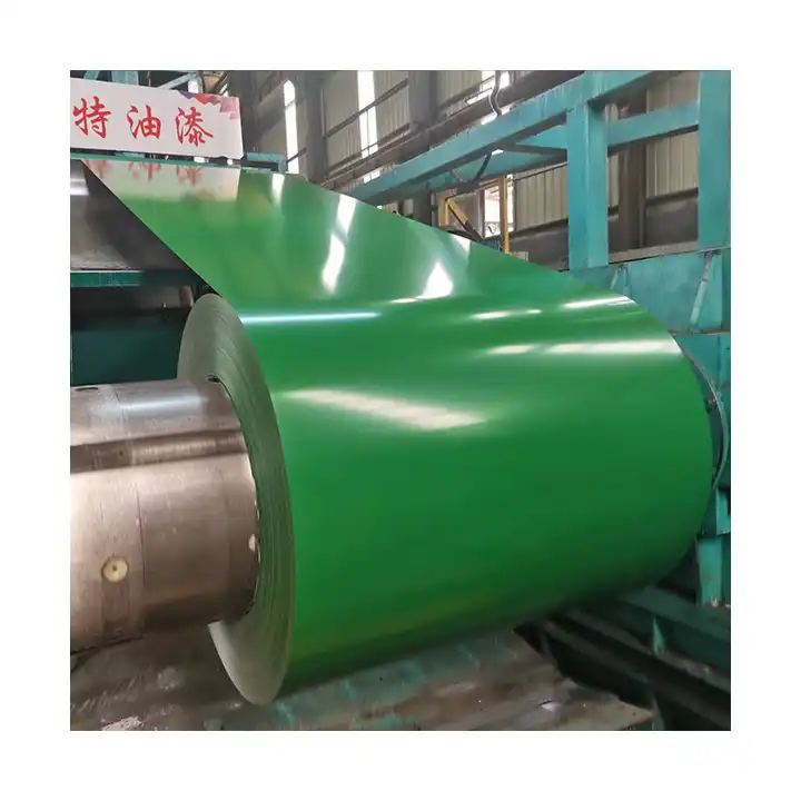 Width:1250mm Length:3000mm Thickness:0.12mm PPGL Coil RAL 6016