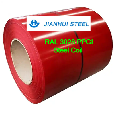 RAL 3028 PPGI Steel Coil 0.3*1000